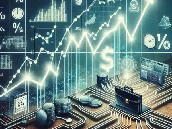 "Graph showing U.S. inflation rates and job growth trends in September 2023, illustrating their impact on tech sector valuations."