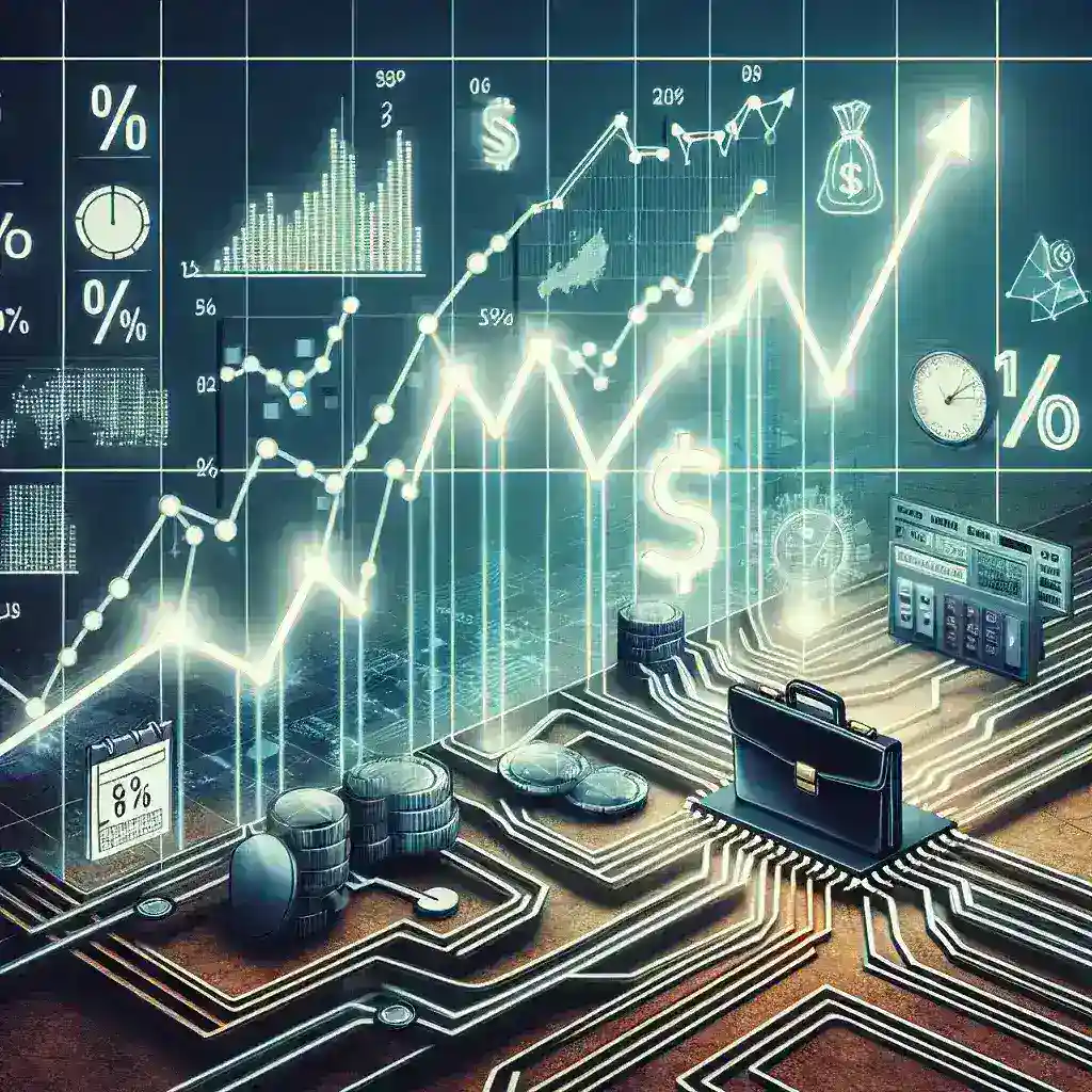 "Graph showing U.S. inflation rates and job growth trends in September 2023, illustrating their impact on tech sector valuations."