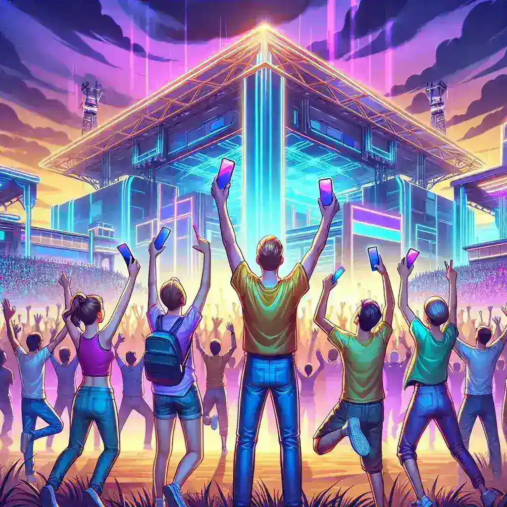 "Fortnite logo displayed on an iPhone screen, symbolizing the game's return to the App Store after a lengthy legal battle between Epic Games and Apple, highlighting the resurgence of the popular battle royale game."