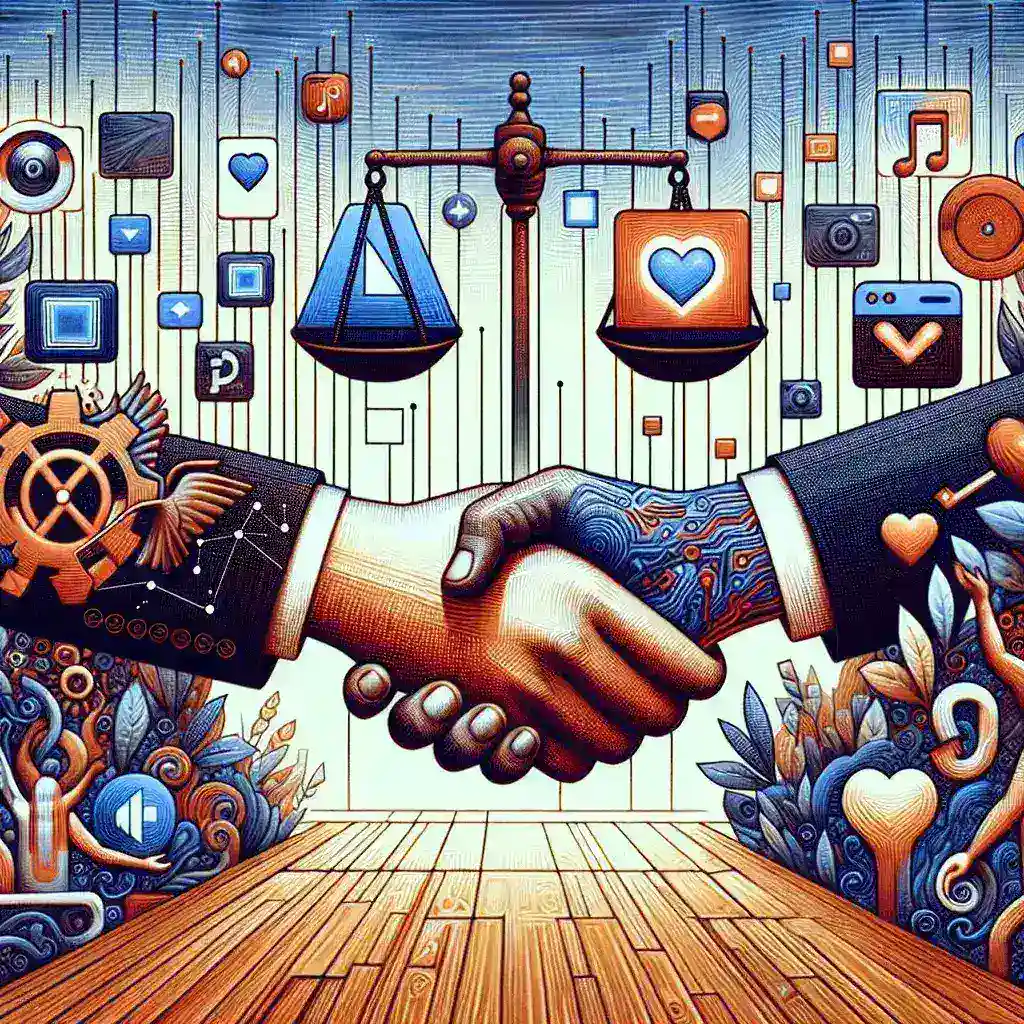 "Representatives discussing the TikTok deal with U.S. regulators during negotiations for final approval, illustrating the regulatory landscape surrounding social media platforms."