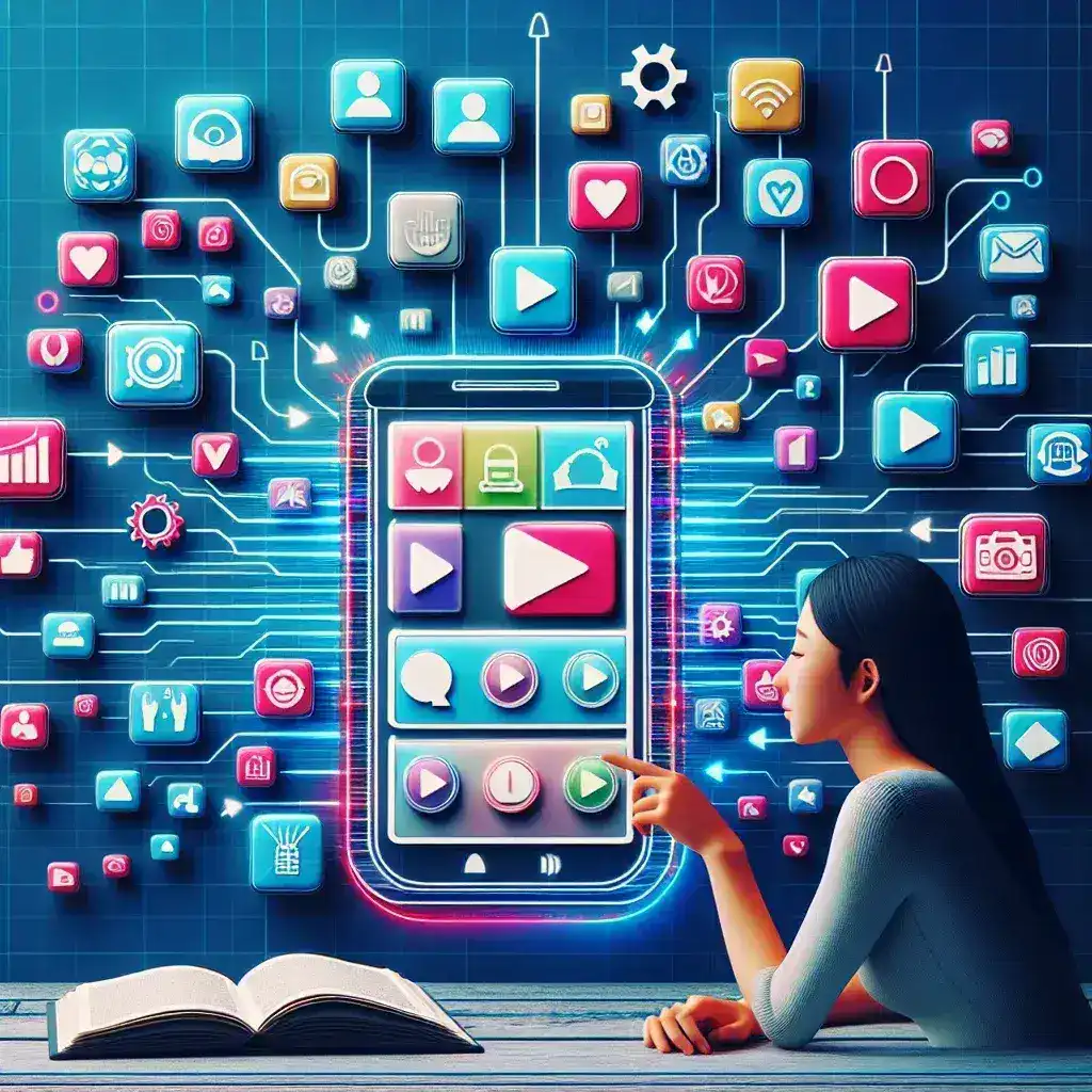 "User downloading a TikTok video using a popular TikTok video downloader app on their smartphone, illustrating the convenience of saving TikTok content for offline viewing in the Complete Guide to TikTok Video Downloaders."